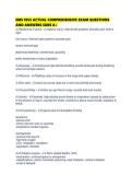 EMS 1055 ACTUAL COMPREHENSIVE EXAM QUESTIONS AND ANSWERS SURE A&period;pd