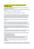 ACO CORB ACTUAL FINAL EXAM QUESTIONS AND ANSWERS SURE A&period;pd