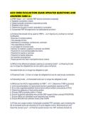 ACO CORB EVALUATION EXAM UPDATED QUESTIONS AND ANSWERS SURE A&period;pdf