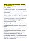 BARKLEY PMHNP EXAMS SCRIPT ACTUAL QUESTIONS AND ANSWERS SURE A&period;pdf