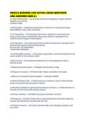 NASCLA BUSINESS LAW ACTUAL EXAM QUESTIONS AND ANSWERS SURE A&period;pdf