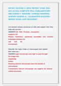 RIO BIO 156 EXAM 1 &vert;&vert; MOST RECENT  EXAM  2026&NewLine;2027 ACTUAL COMPLETE REAL EXAM QUESTIONS &NewLine;AND CORRECT  ANSWERS  &lpar;VERIFIED ANSWERS&rpar;  &NewLine;ALREADY GRADED A&plus; &vert; GUARANTEED SUCCESS&excl;&excl;  &NewLine;NEWEST EXAM &vert; JUST RELEASED&excl;&excl;