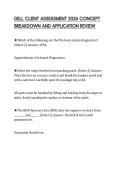 DELL CLIENT ASSESSMENT 2026 CONCEPT&NewLine;BREAKDOWN AND APPLICATION REVIEW