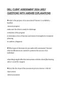 DELL CLIENT ASSESSMENT 2026 LIKELY&NewLine;QUESTIONS WITH ANSWER EXPLANATIONS