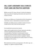 DELL CLIENT ASSESSMENT 2026 COMPLETE&NewLine;STUDY GUIDE AND PRACTICE QUESTIONS