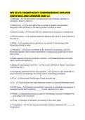 MN STATE COSMETOLOGY COMPREHENSIVE UPDATED QUESTIONS AND ANSWERS SURE A&period;pdf