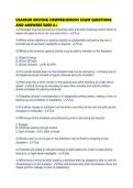 USAREUR DRIVING COMPREHENSIVE EXAM QUESTIONS AND ANSWERS SURE A&period;pdf
