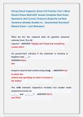 Smog Check Inspector Exam CA Practice Test &vert;&vert; Most &NewLine;Recent Exam 2026-2027 Actual Complete Real Exam &NewLine;Questions And Correct Answers &lpar;Expertly Verified &NewLine;Answers&rpar; Already Graded A&plus; &vert; Guaranteed Success&excl;&excl; &NewLine;Newest Exam &vert; Just Released&excl; 
