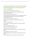 Clinical Chemistry 2 Unit 3 Exam questions and&NewLine;answers Graded A&plus;&NewLine;What does hemoglobin A1C testing reflect&quest; What variables could affect these&NewLine;results&quest; -- Glycosylated hemoglobin&sol;hemoglobin A1C is a long term&NewLine;control indicator&period; It reflects average blood