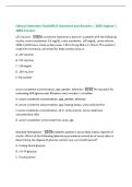 Clinical Chemistry Final &lpar;MLS&rpar; Questions and Answers &vert; 2026 Update &vert;&NewLine;100&percnt; Correct&period;
