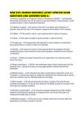 WGU D351 HUMAN RESOURCE LATEST UPDATED EXAM QUESTIONS AND ANSWERS SURE A&period;pd