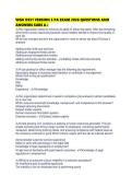 WGU D351 VERSION 3 PA EXAM 2026 QUESTIONS AND ANSWERS SURE A&period;pdf