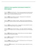 CMASCO1 Exam questions and answers Graded A&plus;&vert;&NewLine;2026 Updated