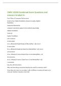 CMSC 22240 Combined Exam Questions and&NewLine;answers Graded A&plus;