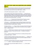 TSGT PDG STUDY GUIDE 2026 QUESTIONS AND ANSWERS SURE A&period;pdf