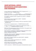 15HR NATIONAL USPAP MCKISSOCK EXAM QUESTIONS AND ANSWERS