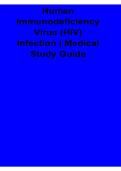 Human Immunodeficiency Virus HIV Infection Medical Study Guide Core Concepts 2025&sol; 2026 Complete Overview of Pathophysiology&comma; Transmission&comma; and Clinical Management
