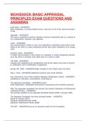 MCKISSOCK BASIC APPRAISAL PRINCIPLES EXAM QUESTIONS AND ANSWERS