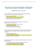 NR 601 WEEK 5 QUIZ&colon; THYROID MANAGEMENT & DIABETES CARE &vert; QUESTIONS AND ANSWERS &vert; 2026 UPDATE &vert; 100&percnt; CORRECT&period;