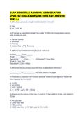 GCAP INDUSTRIAL AMMONIA REFRIGERATION UPDATED FINAL EXAM QUESTIONS AND ANSWERS