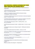 GCAP INDUSTRIAL AMMONIA REFRIGERATION EXAMS SCRIPT QUESTIONS AND ANSWERS SURE