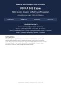 FINRA SIE Exam Full Exam Preparation 100&percnt; Correct Answers Actual Exam 2026&sol;2027 &vert; Complete Exam-Style Questions &vert; 100&percnt; Verified &ndash; Detailed Rationales &ndash; Pass Guaranteed &ndash; A&plus; Graded&NewLine;&NewLine;