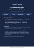 APEX NIH Stroke Scale Group A Actual Exam 2026&sol;2027 &vert; Complete Exam-Style Questions &vert; 100&percnt; Verified &ndash; Detailed Rationales &ndash; Pass Guaranteed &ndash; A&plus; Graded&NewLine;&NewLine;