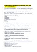 AINS 101 COMPREHENSIVE UPDATED EXAM QUESTIONS AND ANSWERS SURE A&period;pdf
