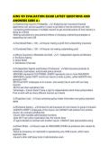 AINS 101 EVALUATION EXAM LATEST QUESTIONS AND ANSWERS SURE A&period;pdf