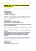 AINS 101 MAIN UPDATED EXAM SET QUESTIONS AND ANSWERS SURE A&period;pdf