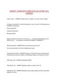 CESSWI 1 EXAM WITH COMPLETE SOLUTIONS 100&percnt; CORRECT