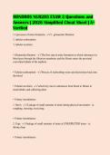 HONDROS NUR205 EXAM 3 Questions and&NewLine;Answers &vert; 2026 Simplified Cheat Sheet &vert; A&plus;&NewLine;Verified