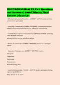 HONDROS NUR205 EXAM 1 Questions&NewLine;and Answers &vert; 2026 Ultimate Final&NewLine;Review &vert; Grade A&plus;