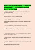 HONDROS NUR205 EXAM 1 Questions&NewLine;and Answers &vert; 2026 Complete Exam&NewLine;Prep &vert; A&plus; Verified