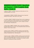 HONDROS NUR205 EXAM 2 Questions&NewLine;and Answers &vert; 2026 Complete Study&NewLine;Guide &vert; Grade A&plus;