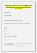 NR 570 Final Exam Study Guide Exam Newest 2026&sol;2027 Complete Questions And Correct Detailed Answers &lpar;Verified Answers&rpar; &vert; Already Graded A&plus;