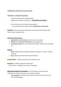 Volledige Samenvatting Antibiotica &lpar;2de BMW&comma; Microbiologie&comma; P&period; Van Der Steen&rpar;&NewLine;