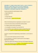PROPHECY CORE MANDATORY PART 1&comma;2 AND 3 NURSING RELIAS LATEST 2026 ACTUAL EXAM COMPLETE QUESTIONS AND CORRECT DETAILED ANSWERS &lpar;VERIFIED ANSWERS&rpar; &vert;ALREADY GRADED A&plus;