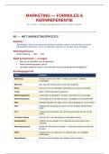 Formules & Kernreferentie Marketing &vert; KU Leuven &vert; 2025&sol;26