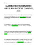 NAEMT INSTRUCTOR PREPARATION&NewLine;COURSE&comma; SECOND EDITION FINAL EXAM&NewLine;2026