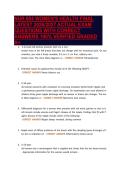 NUR 684 WOMEN'S HEALTH FINAL&NewLine;LATEST 2026&sol;2027 ACTUAL EXAM&NewLine;QUESTIONS WITH CORRECT&NewLine;ANSWERS 100&percnt; VERIFIED GRADED&NewLine;A&plus;