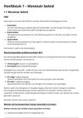 Economie VWO &vert; Monetair beleid H1&2 &vert; 2025&sol;2026