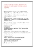 NASCLA SAMPLE EXAM ACTUAL QUESTIONS AND &NewLine;VERIFIED AND 100&percnt; VERIFIED ANSWERS ALREADY &NewLine;GRADED A&plus; 