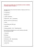 HSPA CRCST EXAM PRACTICE 310 QUESTIONS AND 100&percnt; VERIFIED &NewLine;ANSWERS ALREADY GRADED A&plus; 