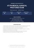 ATI PN Medical-Surgical Proctored Exam Assessment Technologies Institute Actual Exam 2026&sol;2027 &vert; Complete Exam-Style Questions &vert; 100&percnt; Verified &ndash; Detailed Rationales &ndash; Pass Guaranteed &ndash; A&plus; Graded&NewLine;&NewLine;