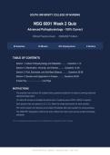 NSG 6001 Week 2 Quiz Advanced Pathophysiology South University College of Nursing 100&percnt; Correct Actual Exam 2026&sol;2027 &vert; Complete Exam-Style Questions &vert; 100&percnt; Verified &ndash; Detailed Rationales &ndash; Pass Guaranteed &ndash; A&plus; Graded&NewLine;&NewLine;