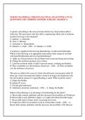 NUR2513 MATERNAL-CHILD EXAM 2 FINAL EXAM WITH ACTUAL &NewLine;QUESTIONS AND VERIFIED ANSWERS ALREADY GRADED A&plus;