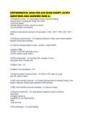 INSTRUMENTAL ANALYSIS ACS EXAM SCRIPT LATEST QUESTIONS AND ANSWERS SURE A&period;pdf