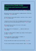 contractor  Latest 2026 &vert; 2027 Package deal Questions and Answers All Verified