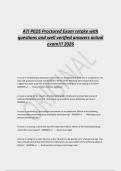 ATI PEDS Proctored Exam retake with&NewLine;questions and well verified answers actual&NewLine;exam&excl;&excl;&excl; 2026